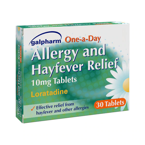 Galpharm Hayfever & Allergy Relief Loratadine (Non-Drowsy) - 30's (GREEN) - sassydeals.co.uk