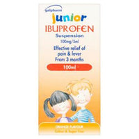 Thumbnail for Galpharm Junior Ibuprofen Suspension Orange Flavour - 100ml - sassydeals.co.uk