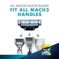 Thumbnail for Gillette Mach 3 Razor Blades - 4's - sassydeals.co.uk