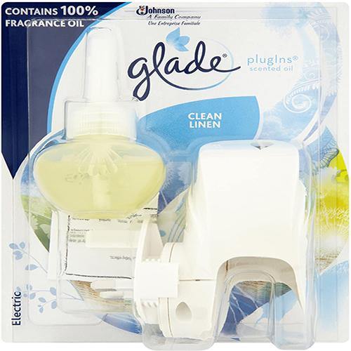 Glade Plugins Holder Clean Linen - 20ml - sassydeals.co.uk