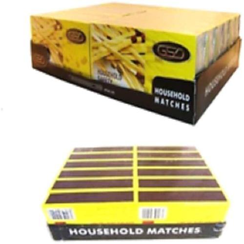GSD Household Safety Matches - 250's (12 Packs) - sassydeals.co.uk