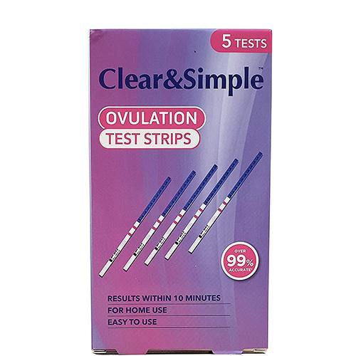 Healthpoint Clear & Simple 5 Test - Ovulation Test Strips - sassydeals.co.uk