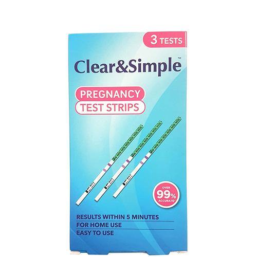Healthpoint Clear & Simple Pregnancy Test Dip Strips - 3's - sassydeals.co.uk