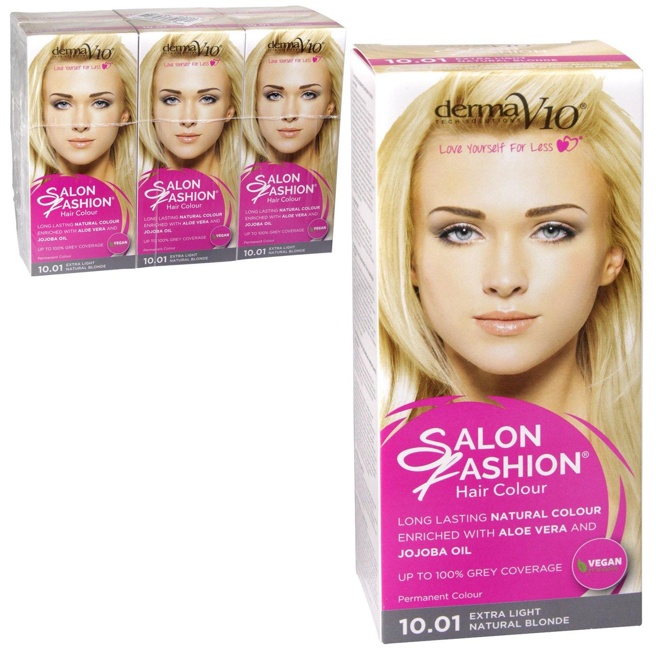 Healthpoint Salon Fashion Permanent Hair Colour - Extra Light Blonde (10.01) - sassydeals.co.uk