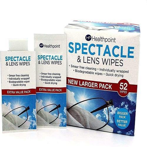 Healthpoint Spectacle & Lens Wipes - 52's (3 Packs) - sassydeals.co.uk
