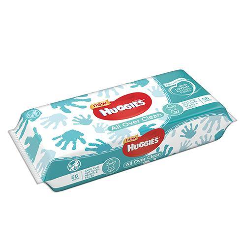 Huggies Baby Wipes (All Over Clean) - 56s (3 Packs) - sassydeals.co.uk