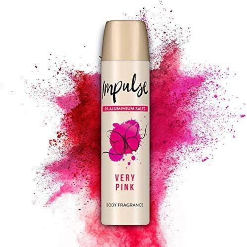 Impulse Body Spray Deodorant (Very Pink) - 75ml - sassydeals.co.uk
