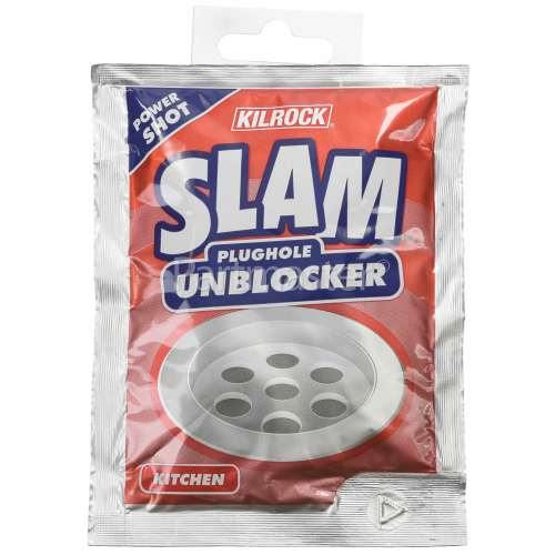 Kilrock SLAM Kitchen Plughole Unblocker Sachet (Drain Cleaner) - 60g - sassydeals.co.uk