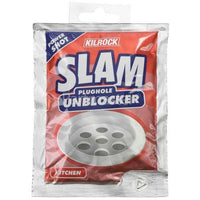 Thumbnail for Kilrock SLAM Kitchen Plughole Unblocker Sachet (Drain Cleaner) - 60g - sassydeals.co.uk