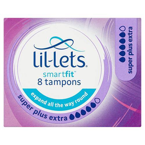 Li-llets Non-Applicator Tampons (Super Plus Extra) - 8's (Purple) - sassydeals.co.uk