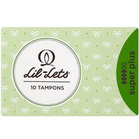 Thumbnail for Lil-lets Non-Applicator Tampons (Super Plus) - 10's (Green) - sassydeals.co.uk