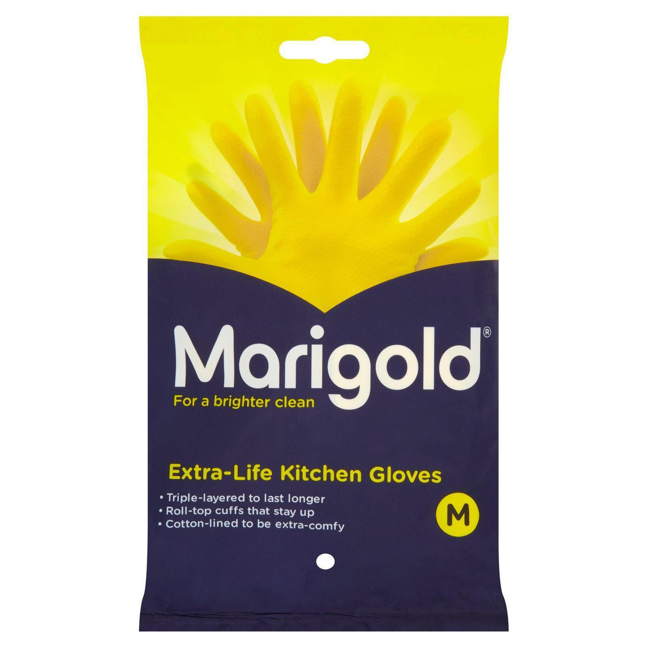 Marigold Extra-Life Kitchen Cleaning Gloves - Medium (6 Pairs) - sassydeals.co.uk