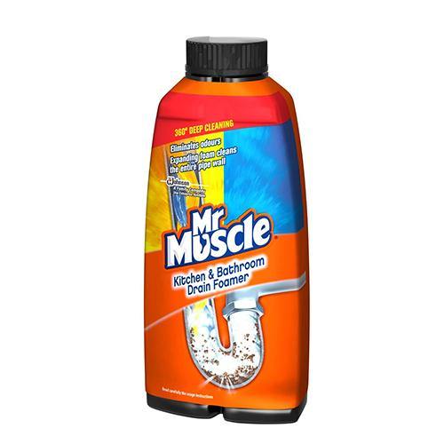 Mr Muscle Kitchen & Bathroom Sink & Drain Foamer Cleaner - 500ml - sassydeals.co.uk