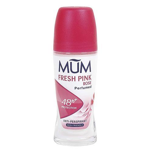 Mum Antiperspirant Deodorant Roll On (Fresh Pink) - 50ml - sassydeals.co.uk