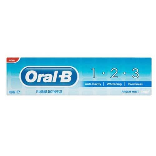 Oral-B 1-2-3 Toothpaste (Extra Fresh) - 100ml - sassydeals.co.uk