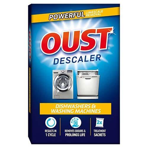 Oust Dishwasher & Washing Machine Descaler - 2x75g - sassydeals.co.uk