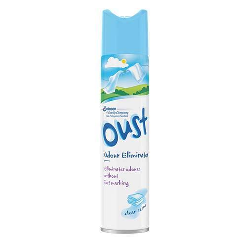 Oust Room Spray Aerosol Air Freshener (Clean) - 300ml - sassydeals.co.uk