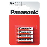 Thumbnail for Panasonic Batteries Alkaline R03 (AAA) - Pack of 4 Batteries - sassydeals.co.uk