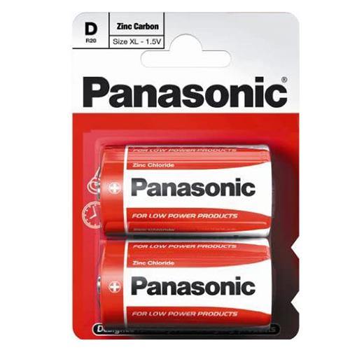 Panasonic Batteries R20 (D) - Pack of 2 Batteries - sassydeals.co.uk