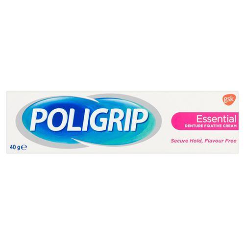 Poligrip Essential Denture Fixative Cream - 40g - sassydeals.co.uk