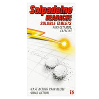 Thumbnail for Solpadeine Headache/Migraine Soluble Tablets - 16's - sassydeals.co.uk