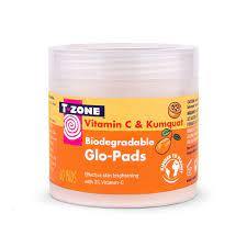 T-Zone Kumquat + Vitamin C Glo-up Biodegrable Pads - 60 Pads - sassydeals.co.uk