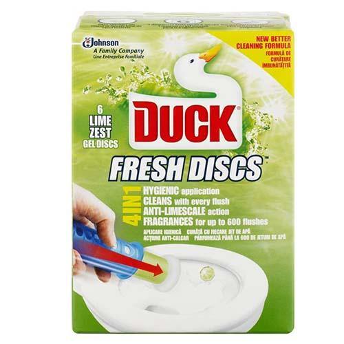 Toilet Duck Fragrance & Cleaning Fresh Discs (Lime Zest) - sassydeals.co.uk