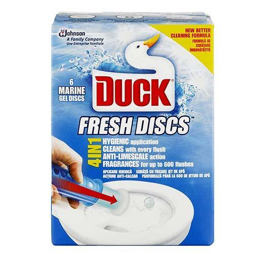 Toilet Duck Fragrance & Cleaning Fresh Discs (Marine) - sassydeals.co.uk