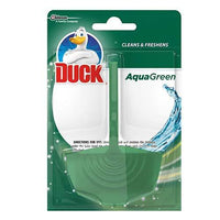 Thumbnail for Toilet Duck Solid Rim Block Cleaning & Freshness (Aqua Green) - 40g - sassydeals.co.uk