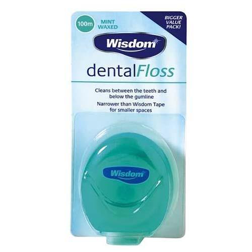 Wisdom Dental Floss - 100m - sassydeals.co.uk