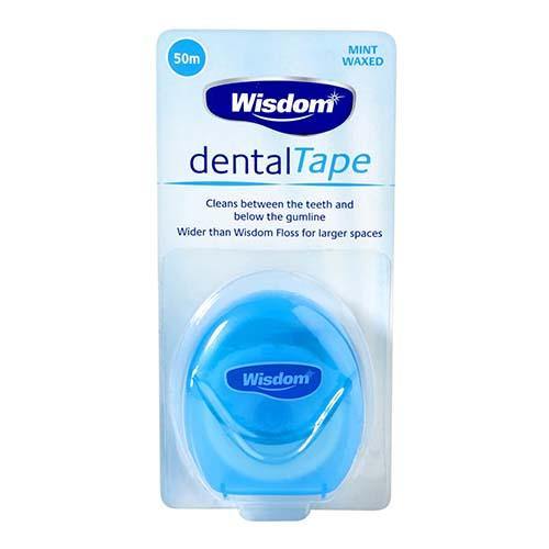 Wisdom Dental Tape - 50m - sassydeals.co.uk