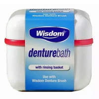 Thumbnail for Wisdom Denture Bath Denture Storage Solution - Assorted Colours - sassydeals.co.uk