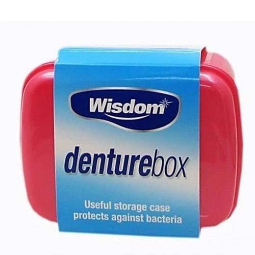Wisdom Denture Box Denture Storage Solution - Assorted Colours - sassydeals.co.uk