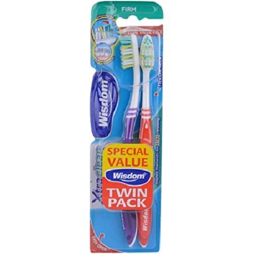 Wisdom Xtra-Clean Toothbrush (Firm) - Twin Pack - sassydeals.co.uk